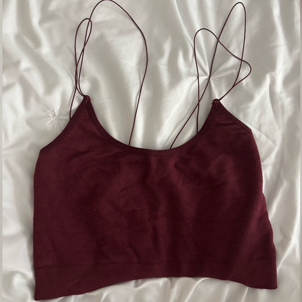 Maroon Out From Under Tank Urban Outfitters
